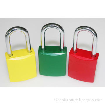 High Safety  Colorful Aluminum Padlock With Master Key